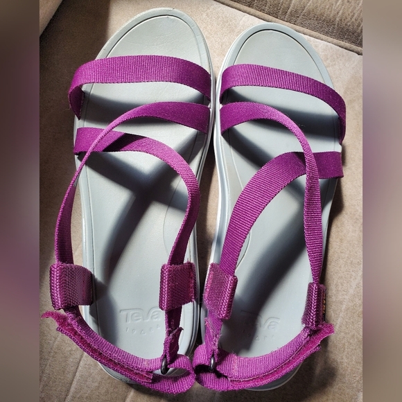 Teva Terra Float Livia Dark Purple Sandals - Women's Size 9 - Picture 5 of 8